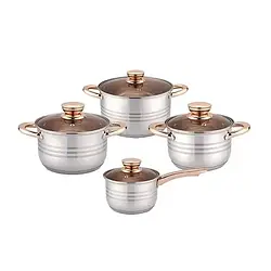 Набір каструль для дому Grant Berg GR-7010 10 предметів