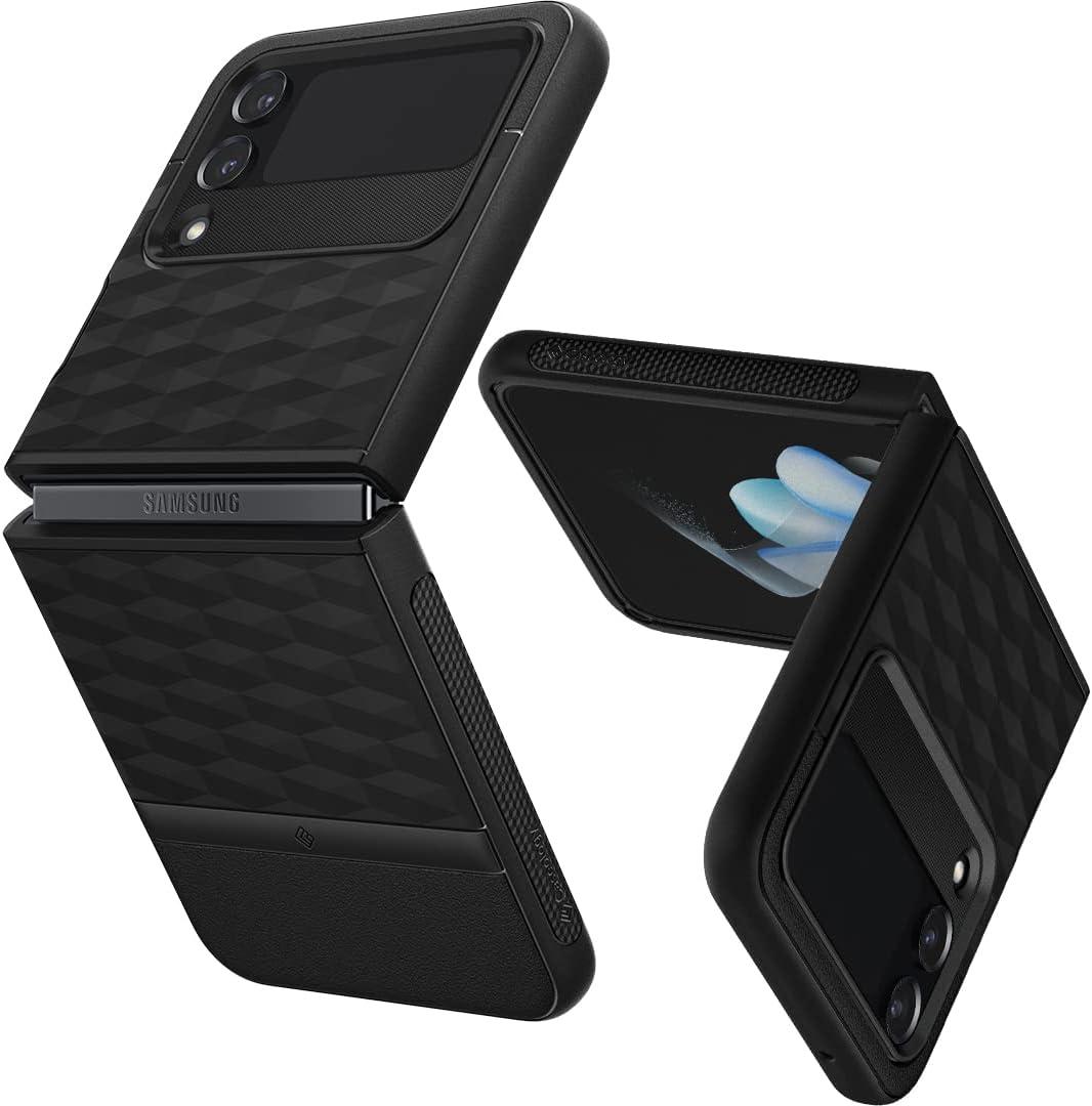 Чохол Caseology Parallax Matte Black для Samsung Galaxy Z Flip 4 ACS05116