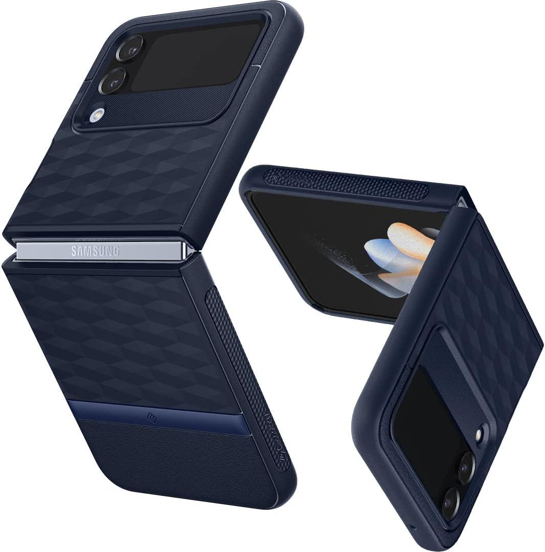 Чохол Caseology Parallax Midnight Blue для Samsung Galaxy Z Flip 4 ACS05117, фото 1
