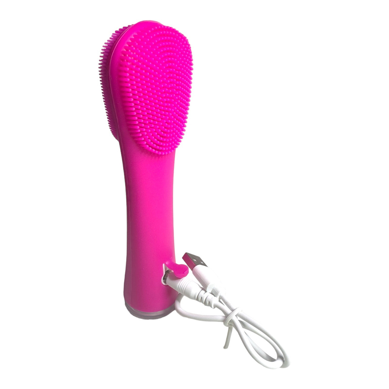 Ультразвукова щітка для очищення шкіри рожева