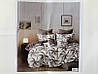 Постільна білизна полісатин півтораспальний ELWAY EW101 Абстракція, фото 2