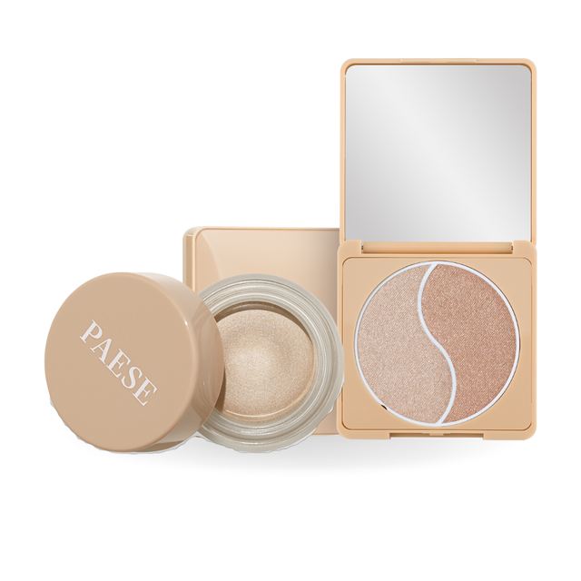 PAESE cosmetics: Хайлайтери Paese: компактний, рідкий кремовий ...