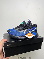 Кросівки сині Nike KD Trey 5 IX Black Racer Blue 2021 чоловічі баскетбольні кросівки