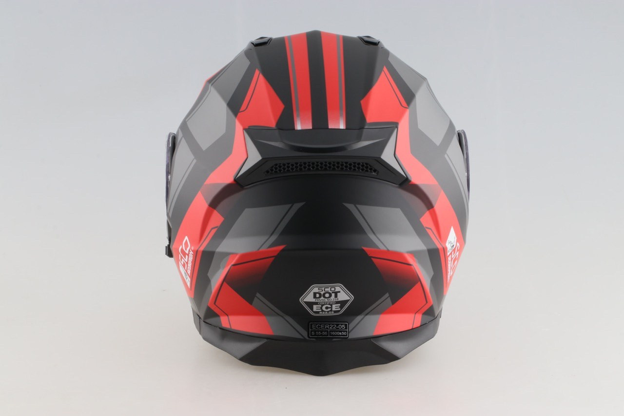 Купить Мотошлем трансформер SCORPION модель SCO-162 цвет BLACK/RED ...