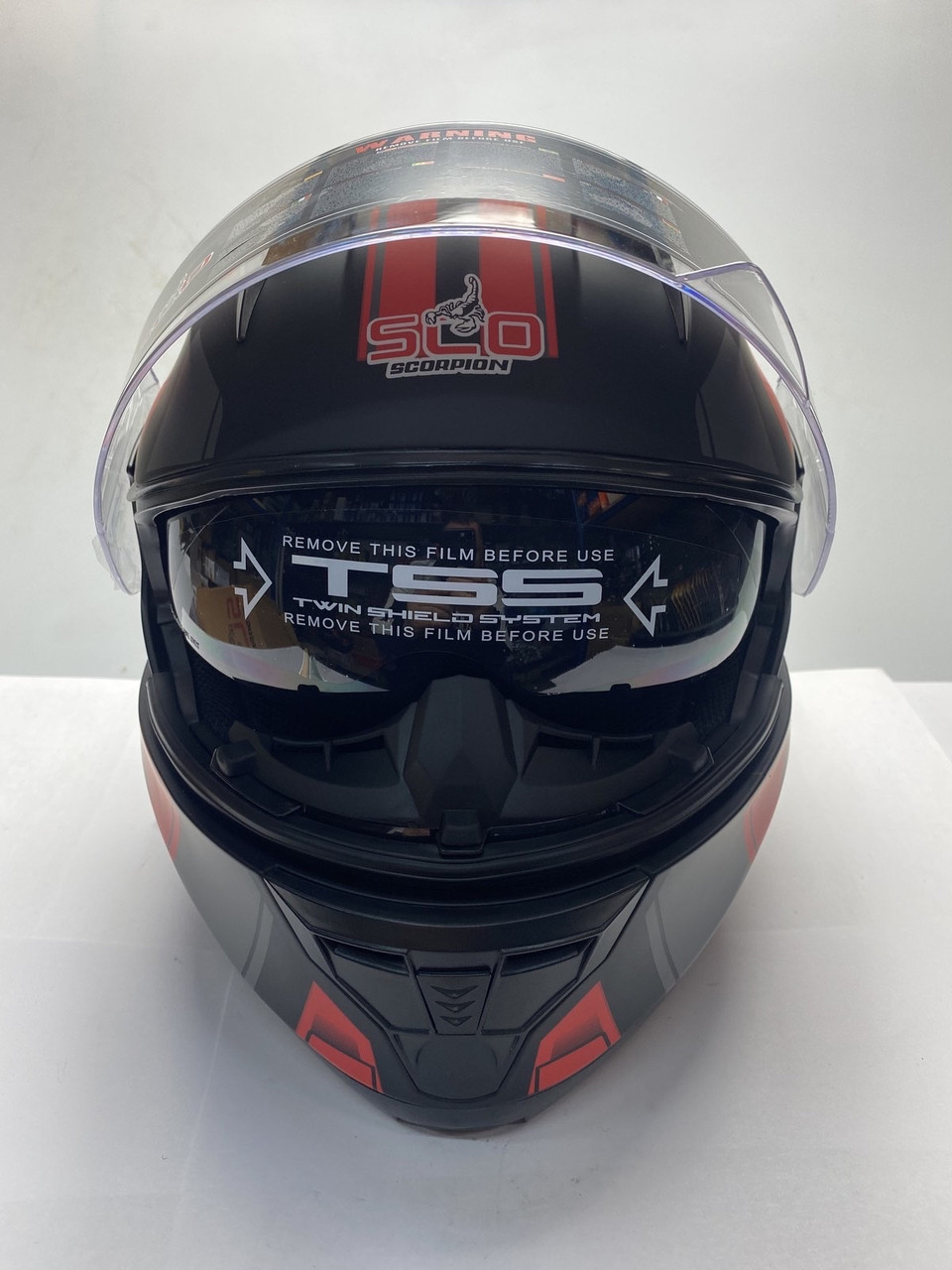 Купить Мотошлем трансформер SCORPION модель SCO-162 цвет BLACK/RED ...