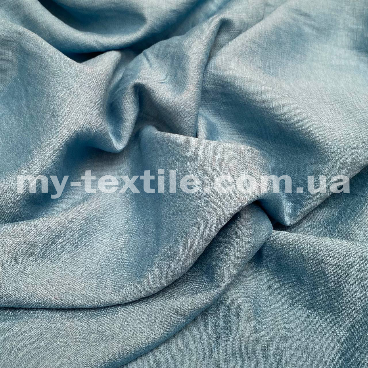 Льон Жатка однотонний Бохо Фісташка насичений, фото 1