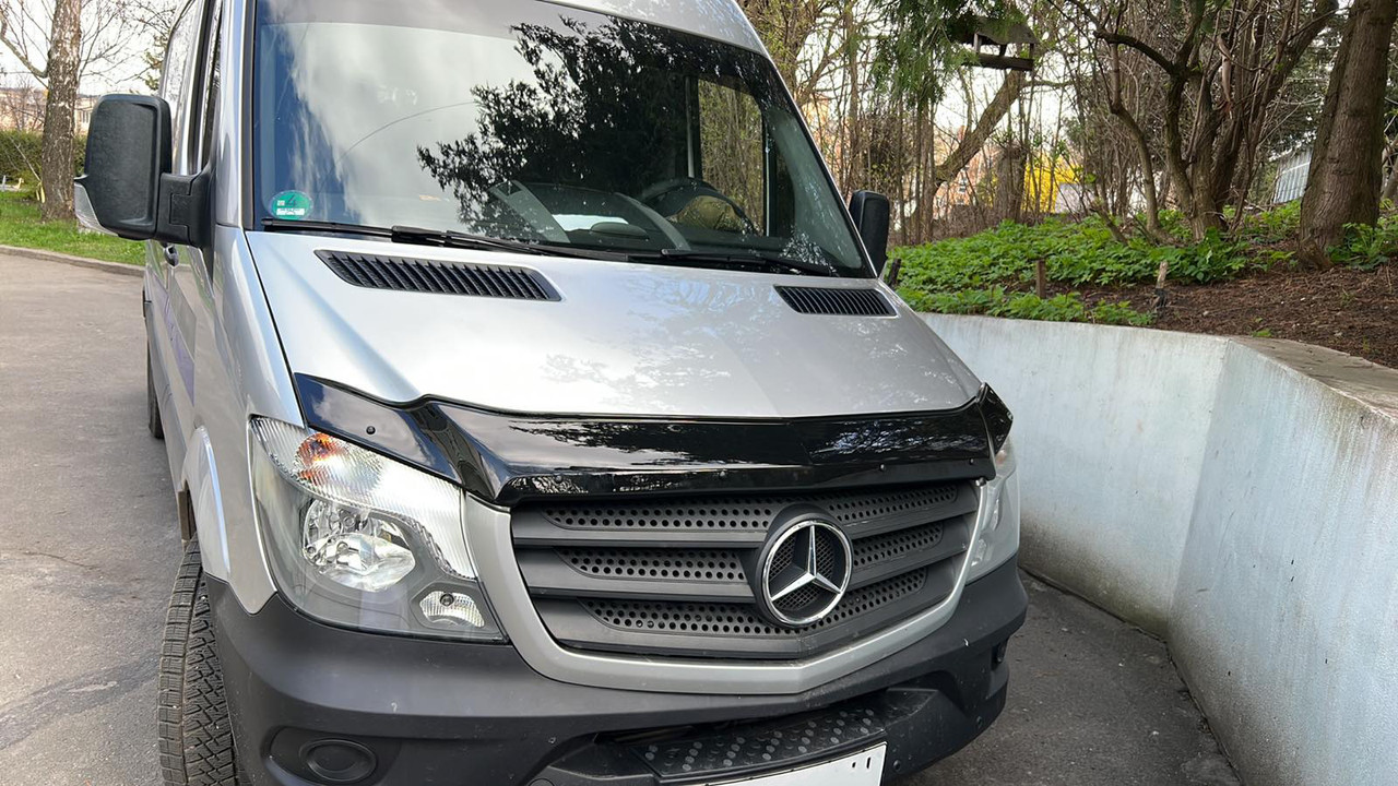 Дефлектор капота (мухобійка) Mercedes Sprinter W906 2013-2017 (Cappafe)