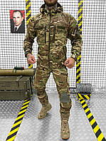Осенний мужской тактический костюм мультикам с наколенниками 5.11 военный костюм ВСУ мультикам военная форма