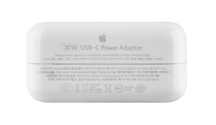 Купить Оригинальный блок питания для ноутбука APPLE USB-C 30W Type-C ...