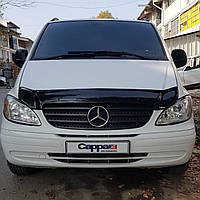 Дефлектор капота (мухобойка) Mercedes Vito W639 2003-2014 (Cappafe)