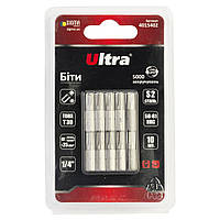 Біти TORX 30×25мм 1⁄4" 10 шт S2 (блістер) ULTRA (4015402)