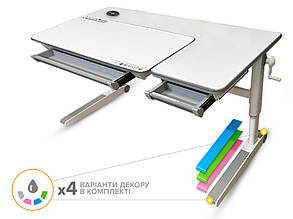 Ортопедичний письмовий стіл з регулюванням висоти | Mealux Sherwood XL Energy Lite, фото 2