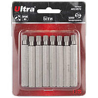 Біти Spline M8×75мм 10 мм 8 шт S2 (блістер) ULTRA (4015972)