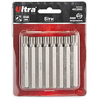 Біти Spline M10×75мм 10 мм 8 шт S2 (блістер) ULTRA (4015992)