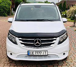 Дефлектор капота (мухобійка) Mercedes Vito W447 2014-2022 (Cappafe)