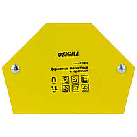 Магніт для зварювання трапеція 11 кг 78×32×47×28.5мм (30,45,60,90,75,135°) SIGMA (4270341)