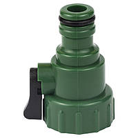 Кран запірний в/р 3⁄4" з адаптером на конектор 1⁄2" (ABS) GRAD (5016985)