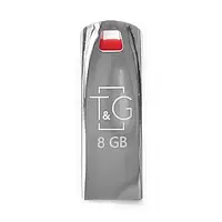 Флеш память T&G 115 Stylish series Chrome TG115-8G Silver 08 GB