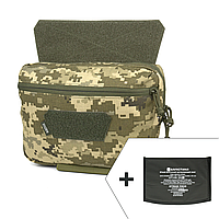 Напашник Dozen Front Pouch For Ballistic Protection "Pixel MM14" (24,5 * 17,5 см) с баллистическим пакетом