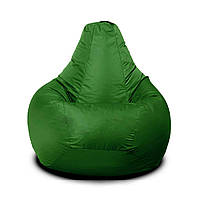 Крісло-груша нейлон Oxford зелений KatyPuf, Размер XL 125x90