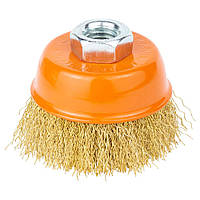 Щітка дротяна чашоподібна Ø65 мм М14 × 2 мм (латанована) GRAD (9033065)