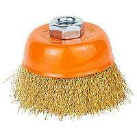 Щітка дротяна чашоподібна Ø 85 мм М14 × 2 мм (латанована) GRAD (9033085)