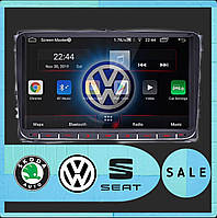 Штатна магнітола Android 12" 4/32 для Volkswagen Passat B6 B7 Jetta Polo Golf Touran Caddy VW T5 Skoda