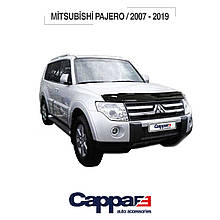 Дефлектор капота (мухобійка) Mitsubishi Wagon 2007-2014 (Cappafe)