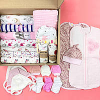 Подарочный набор детских пеленок для новорожденных Макси 14+9 в подарок Набор пеленок для малышей