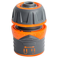 Конектор 1⁄2" швидкознімний для шланга 1⁄2" із замком (ABS+TPR) FLORA (5015464)