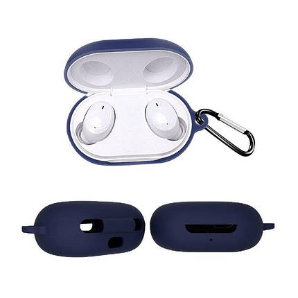 Силіконовий чохол із карабіном для OPPO Enco Buds W12 чорний, фото 3