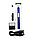 Бездротовий акумуляторний триммер Gemei GM-689 для бороди та вусів (Синій), фото 3