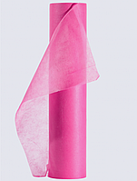 Простыни одноразовые в рулоне из спанбонда 0,8 х 100 м. три цвета на выбор Розовый