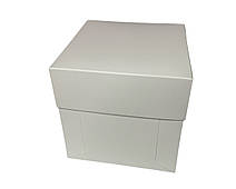 Картонна коробка для торта біла 160*160*160 (10 шт.)