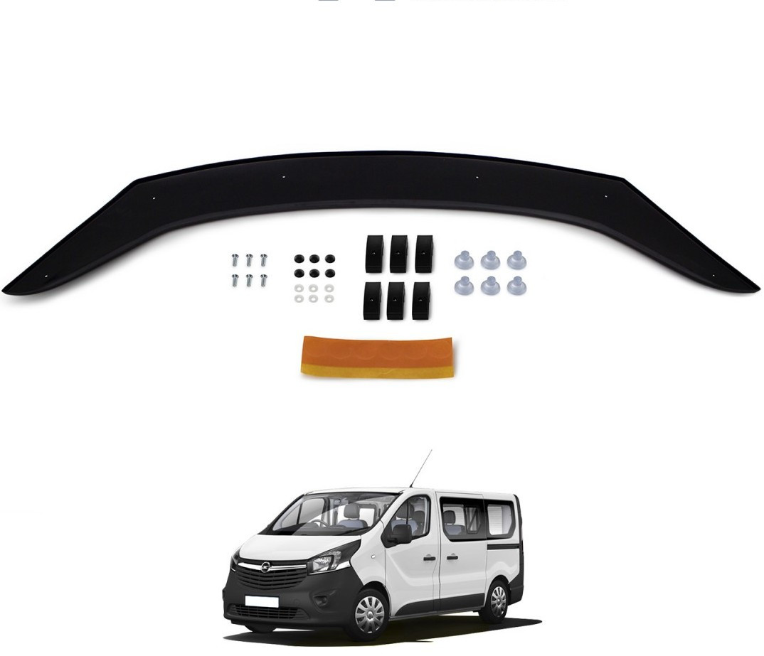 Дефлектор капота (мухобійка) Opel Vivaro 2014-2019 (Cappafe)