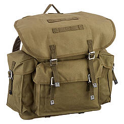 Бойовий (піхотний) рюкзак Бундесвера з плечовими ременями BW RUCKSACK OLIV M.TRAGEGESTELL