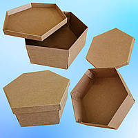 Коробка для торта шестиугольной формы