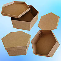 Коробка для торта шестикутної форми