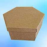 Коробка для торта шестикутної форми, фото 2