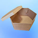Коробка для торта шестикутної форми, фото 4
