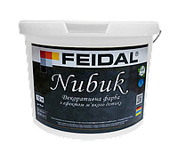 Краска декоративная Feidal Nubuk с эффектом мягкого прикосновения 10л