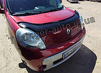 Дефлектор капота (мухобойка) Renault Kangoo 2008-2013 (Cappafe)