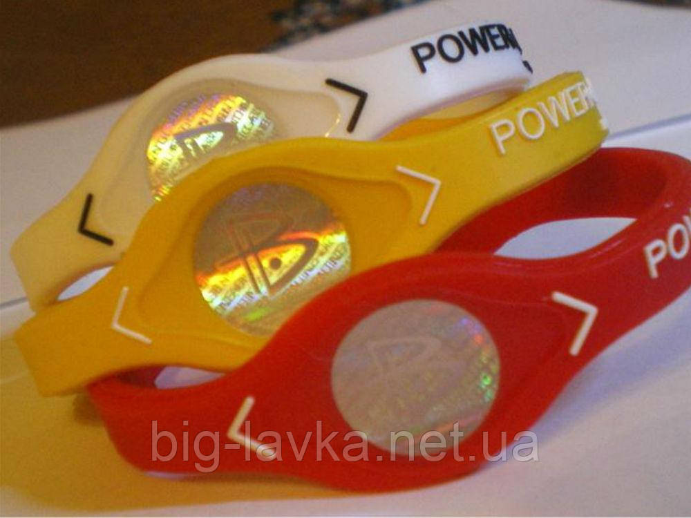 Енергетичний браслет Power Balance XL Рожевий з білим