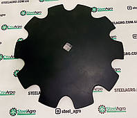 Диск борони ЛДГ 10 пелюстків / гладкий ф450мм, квадрат 29,31 мм ф33мм s-5мм (ст30Mnb5) до лущильників, фото 2