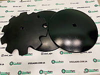 Диск борони ЛДГ 10 пелюстків / гладкий ф450мм, квадрат 29,31 мм ф33мм s-5мм (ст30Mnb5) до лущильників, фото 4