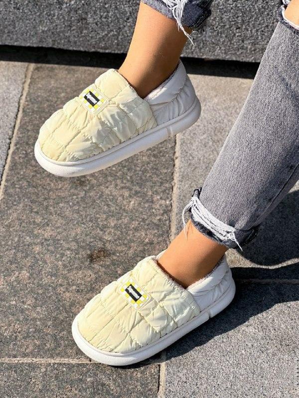 Дутики Superme YELLOW короткі хутряні угги низькі не промокаючі зимові теплі