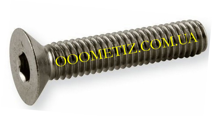 Гвинт М5х25 А2 неіржавкий DIN 7991 з потайною головкою і внутрішнім шестигранником, фото 1