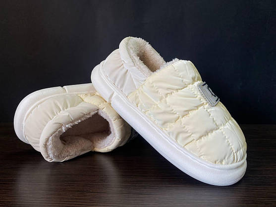 UGG Жовті Дутики на хутрі сліпони автоледі зимові міні уггі короткі, фото 3
