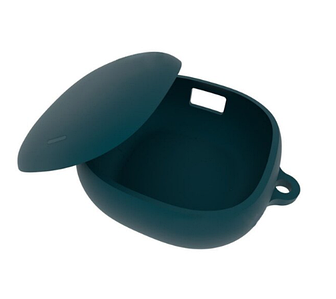 Силіконовий чохол із карабіном для Anker Soundcore Liberty Air 2 Pro зелений