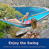 Гамак одномісний фіолетово-зелений 230*90см, фото 3